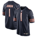Chicago Bears Jaylon Johnson Navy Game Football Jersey
