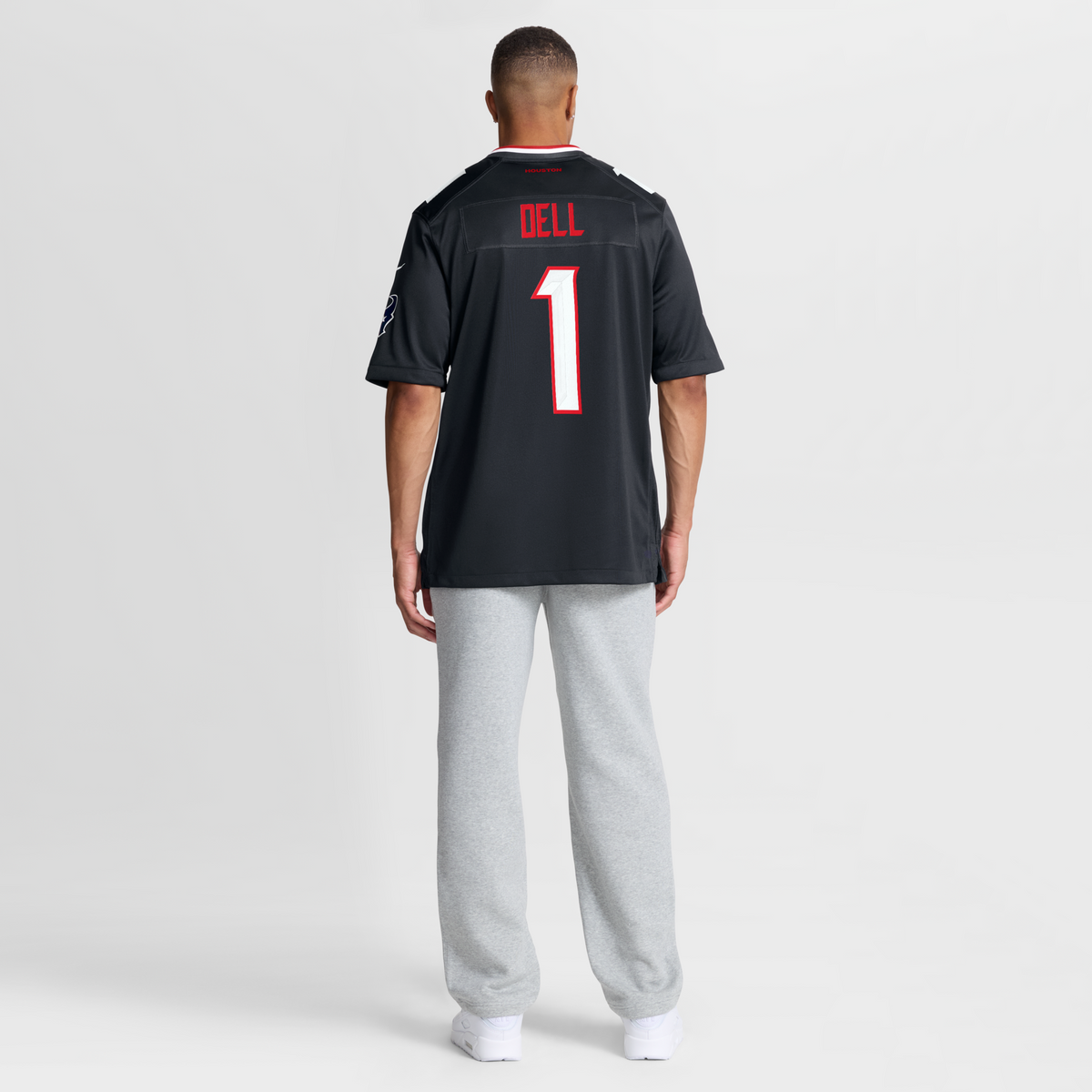 Houston Texans Tank Dell Navy Team Game Football Jersey