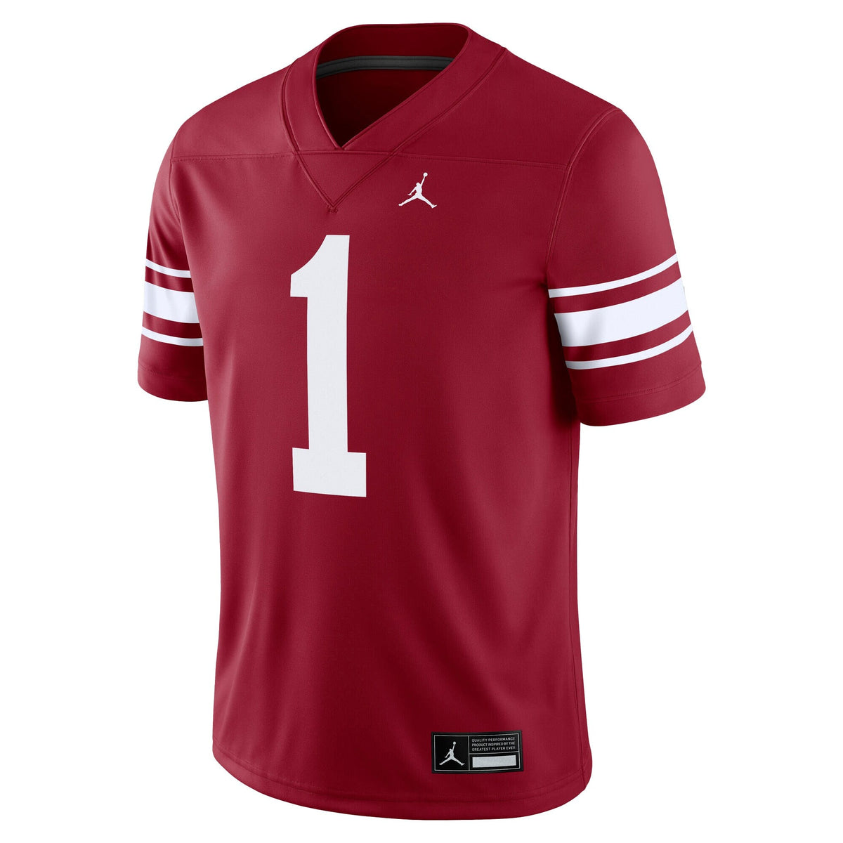 #1 Oklahoma Sooners Throwback Alternate Game Jersey - Crimson