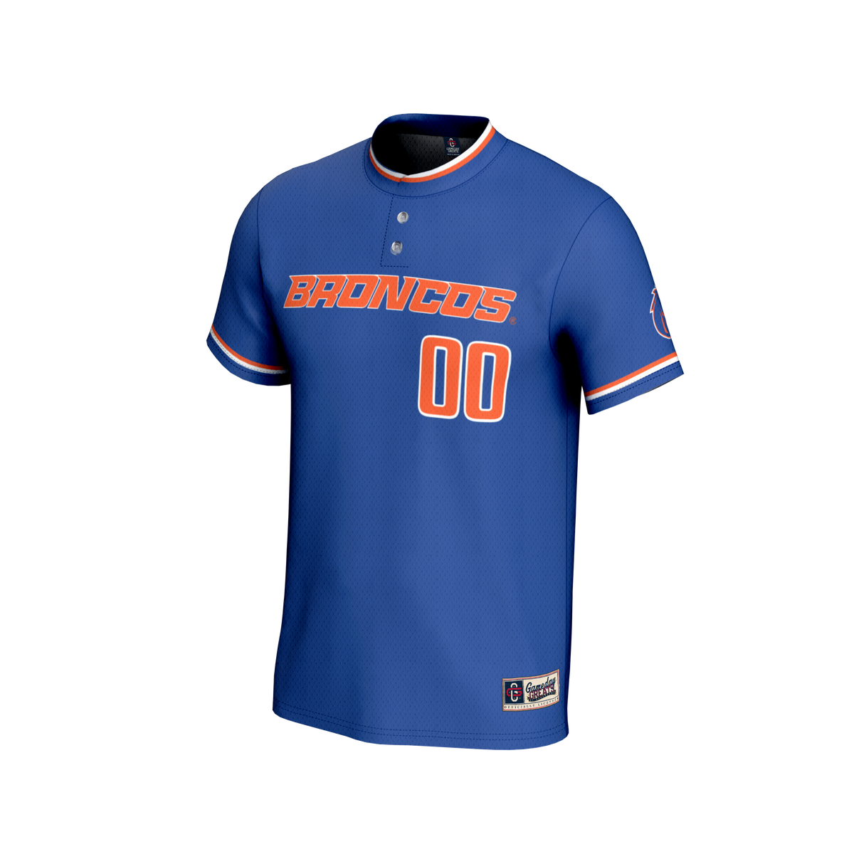 Boise State Broncos Lightweight Collegiate Softball NIL Pick-A-Player Fashion Jersey - Royal