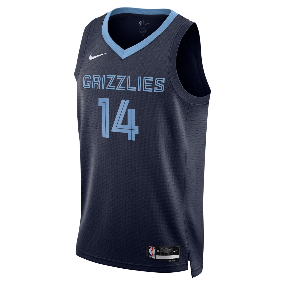 Memphis Grizzlies Icon Swingman Jersey - Navy - Zach Edey