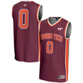 #0 Virginia Tech Hokies Lightweight Basketball Jersey - Maroon