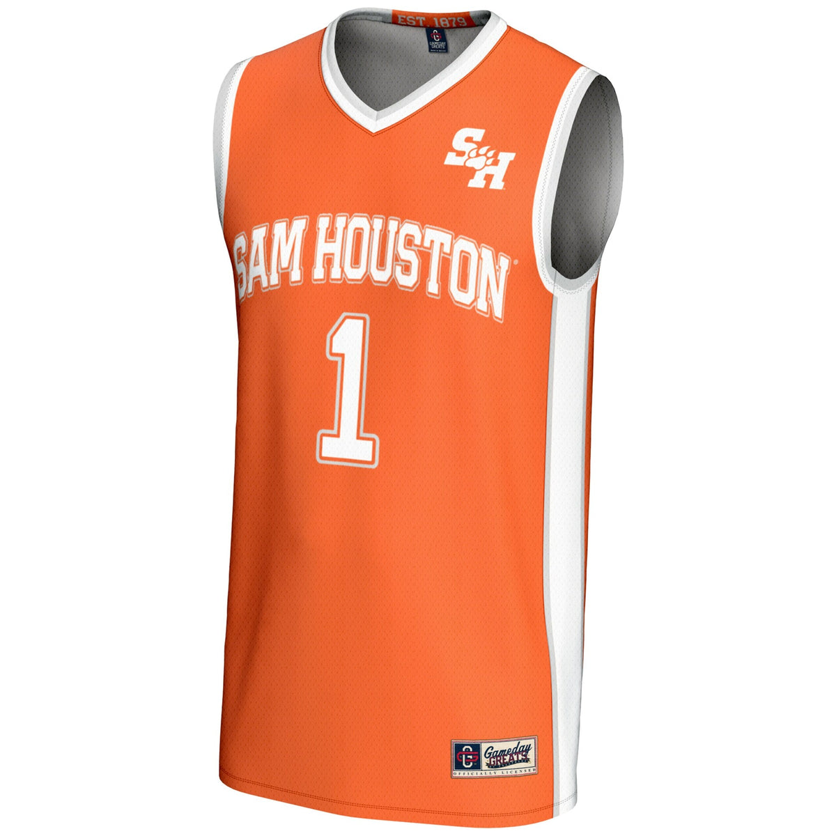 #1 Sam Houston State Bearkats Replica Lightweight Basketball Jersey - Orange