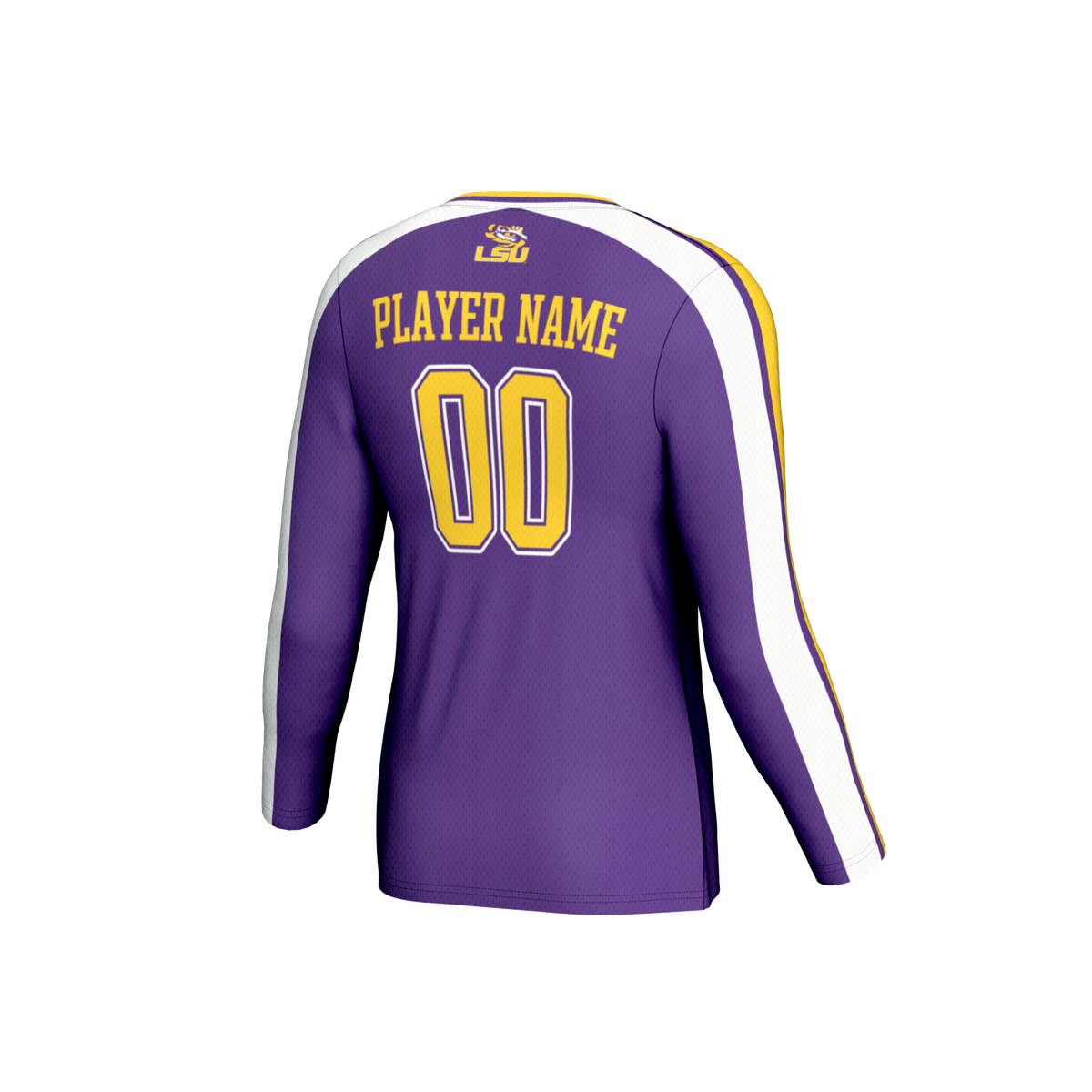LSU Tigers NIL Pick-A-Player Lightweight Collegiate Volleyball Fashion Jersey - Purple