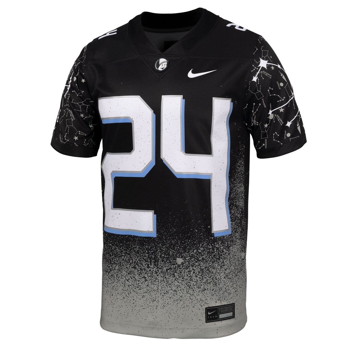 #24 UCF Knights 2024 Space Game Alternate Game Jersey - Black