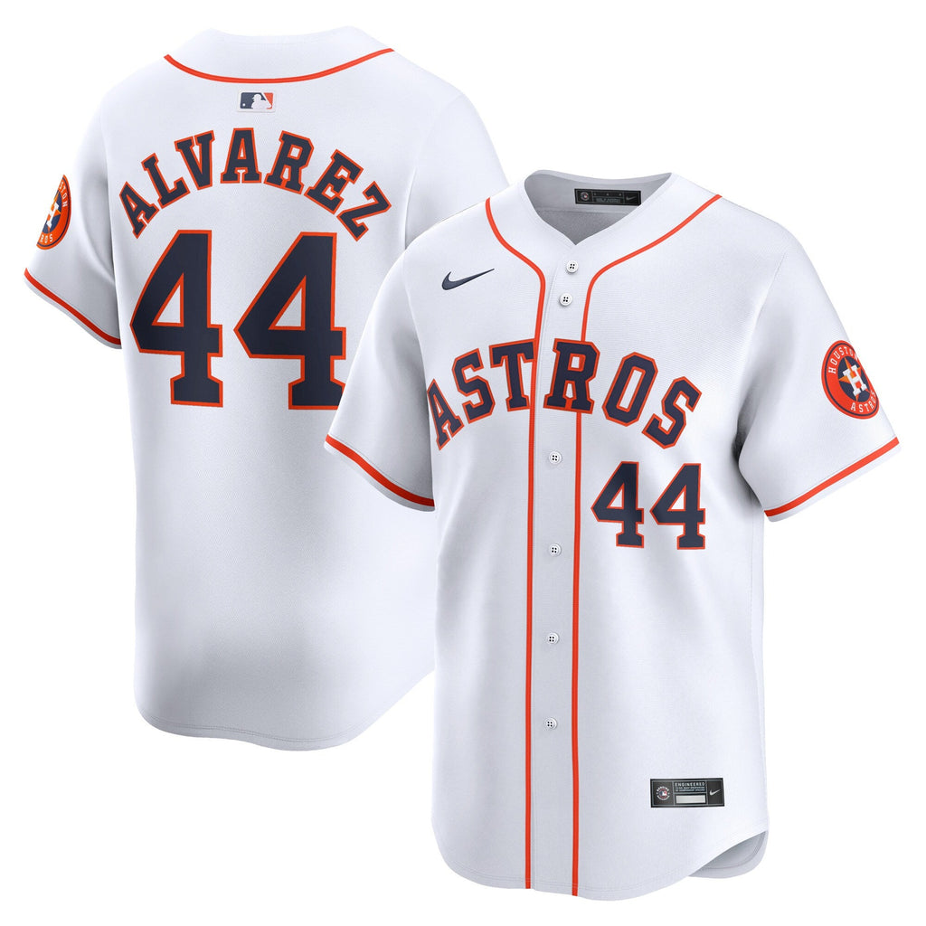 Houston Astros Yordan Alvarez White Home Limited Player Baseball Jersey