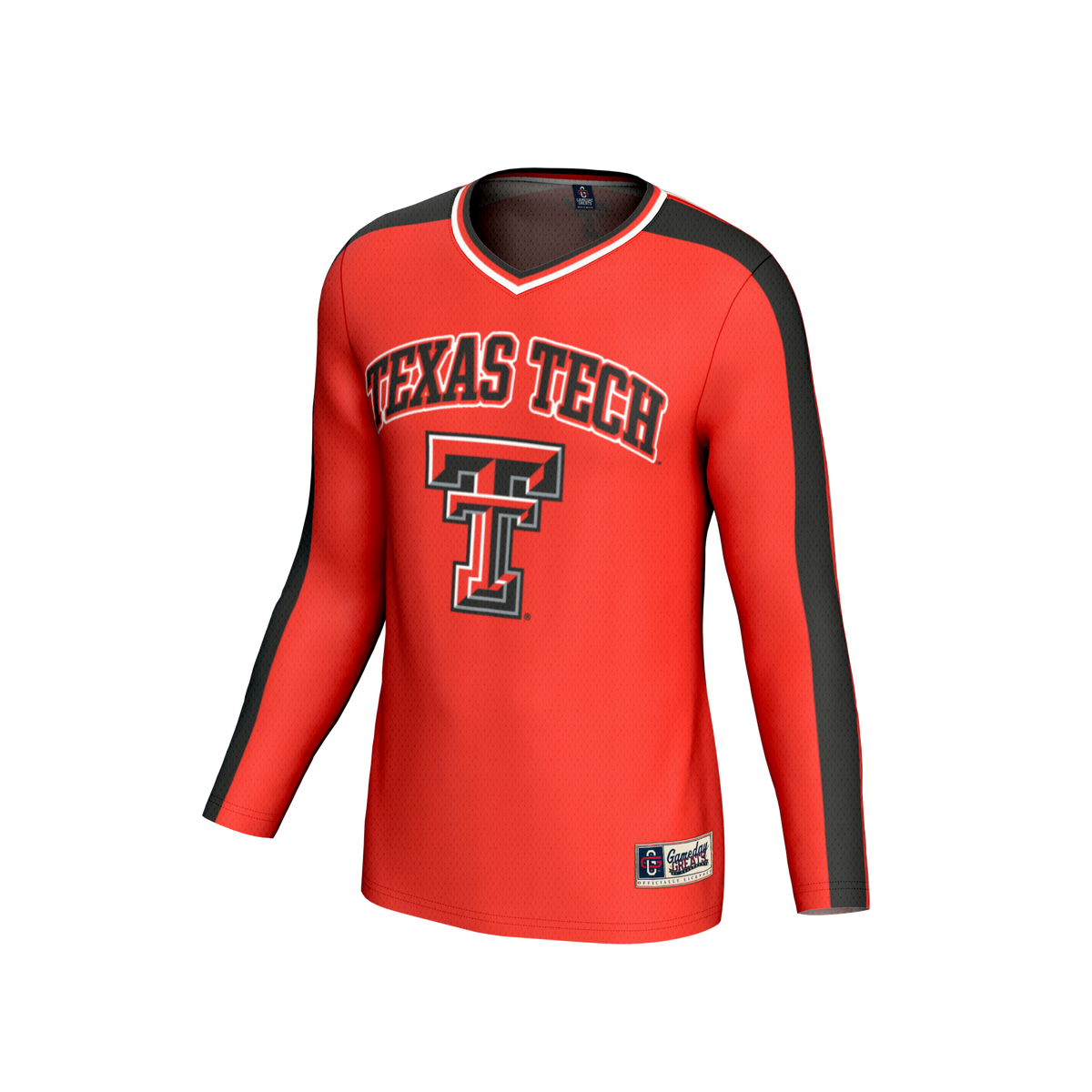 #1 Texas Tech Red Raiders Lightweight Volleyball Fashion Jersey - Red