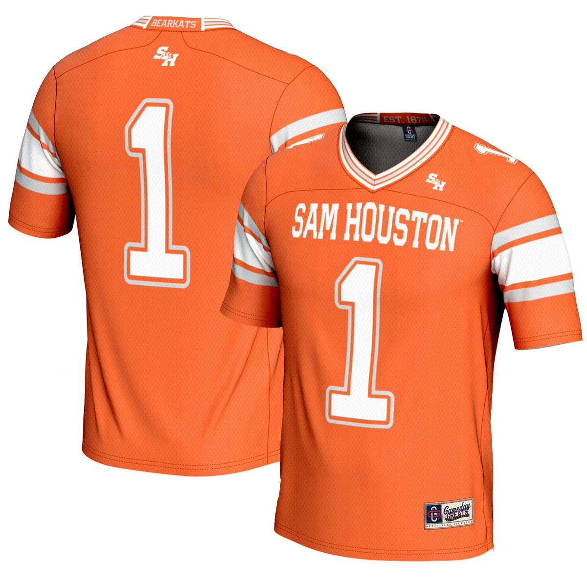 #1 Sam Houston State Bearkats Endzone Football Jersey - Orange