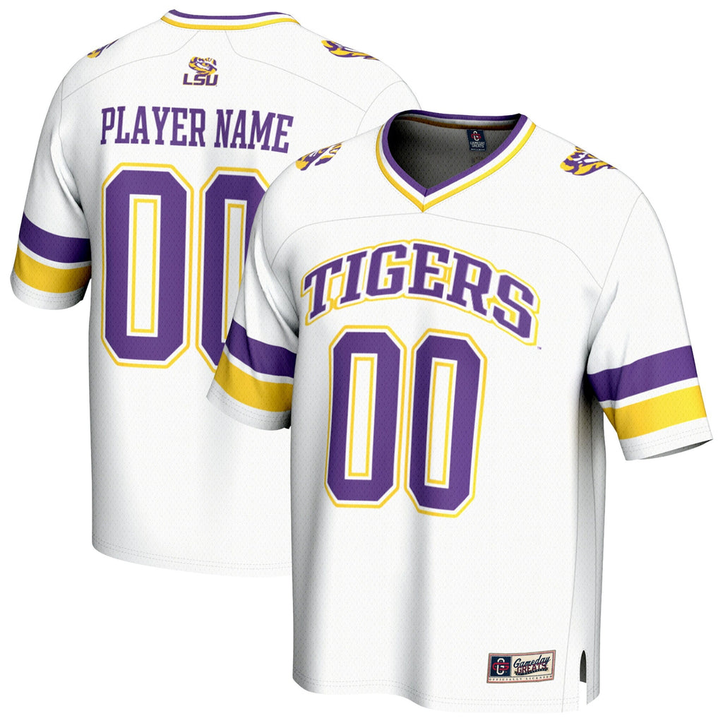 LSU Tigers NIL Pick-A-Player Football Fashion Jersey - White