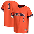 #1 Virginia Cavaliers Lightweight Collegiate Baseball Fashion Jersey - Orange