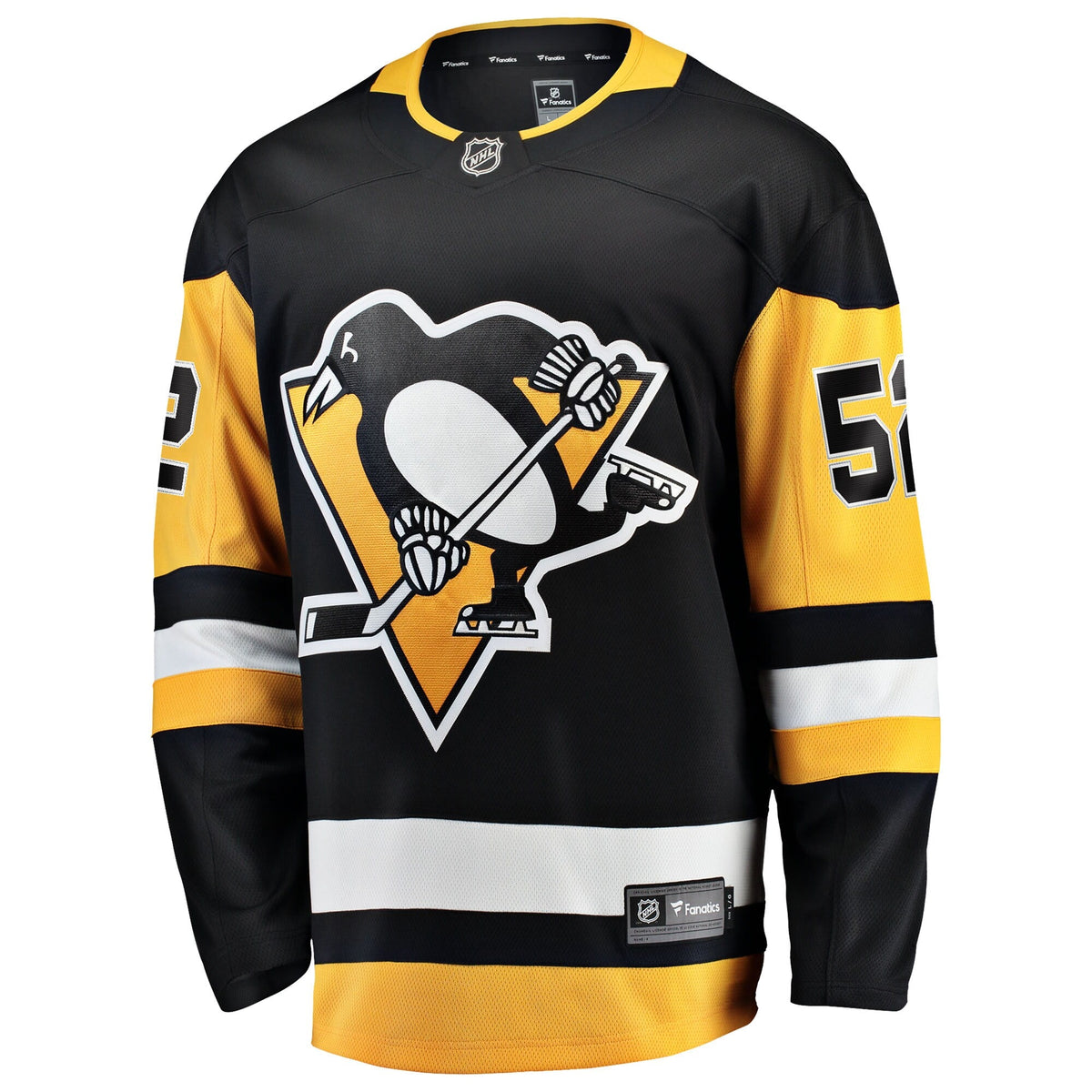 Pittsburgh Penguins Philip Kemp Black Home Breakaway Hockey Jersey