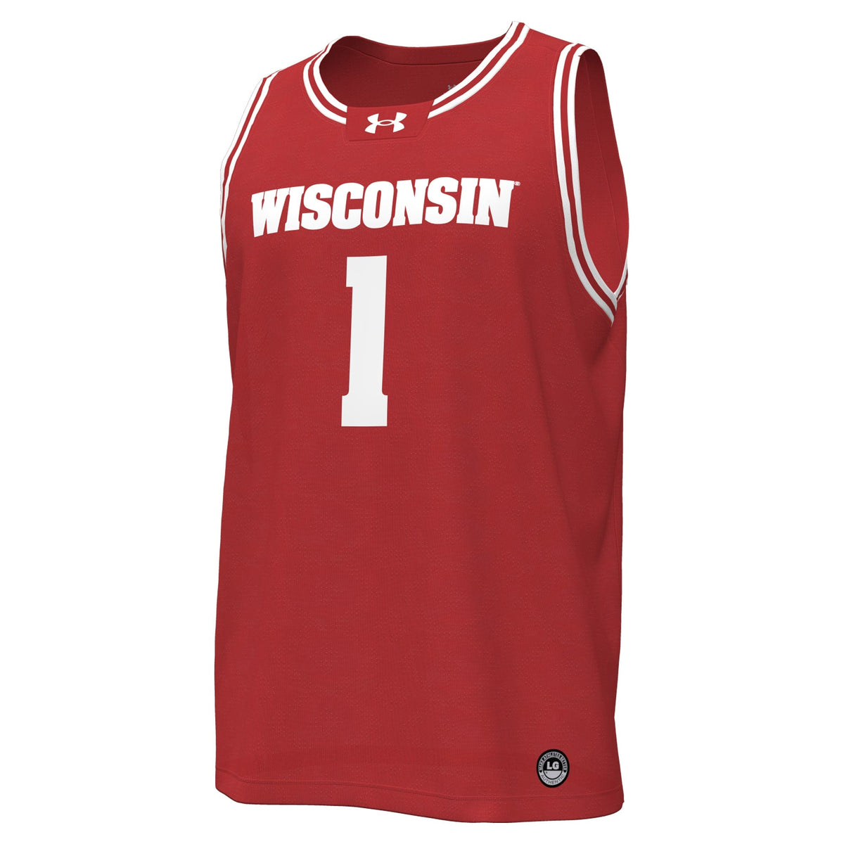 #1 Wisconsin Badgers Replica Basketball Jersey - Red