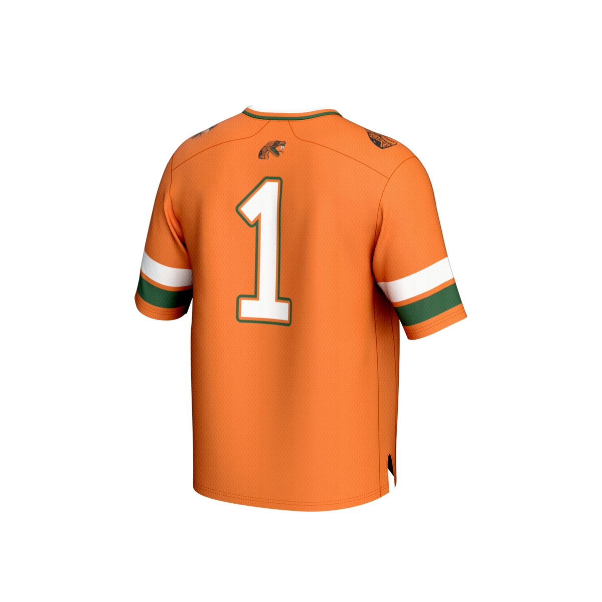 #1 Orange Florida A&M Rattlers Collegiate Football Fashion Jersey