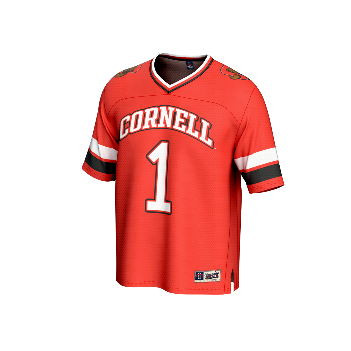 #1 Cornell Big Red Collegiate Football Fashion Jersey - Red
