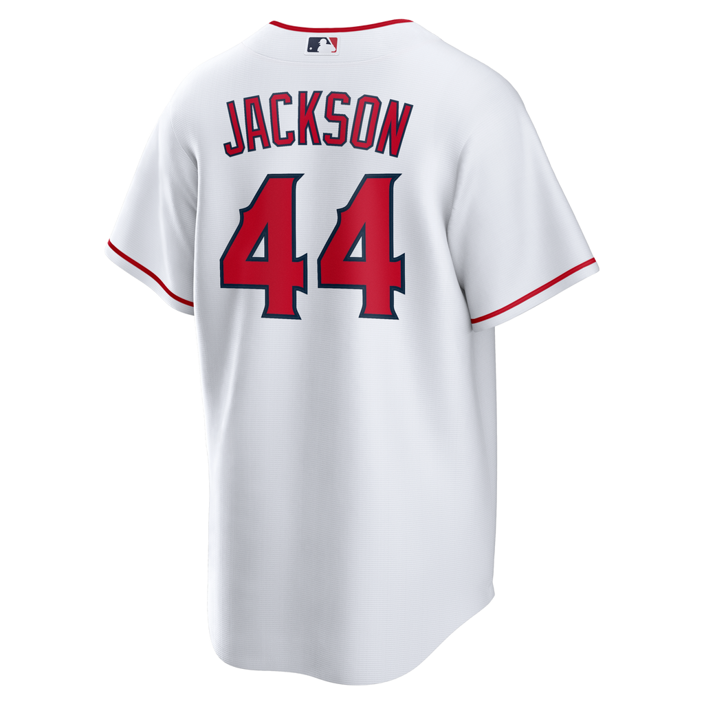 Los Angeles Angels Reggie Jackson White Home Retired Player Replica Baseball Jersey