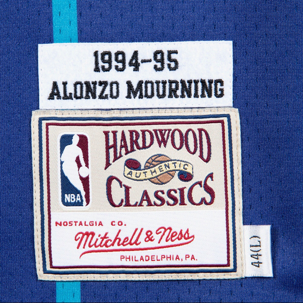 Charlotte Hornets Jersey Alternate Alonzo Mourning 1994-95