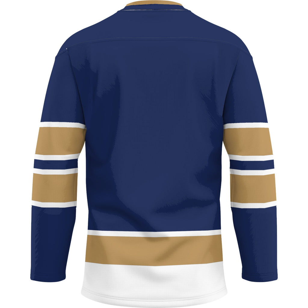 Blue Montana State Bobcats Hockey Jersey
