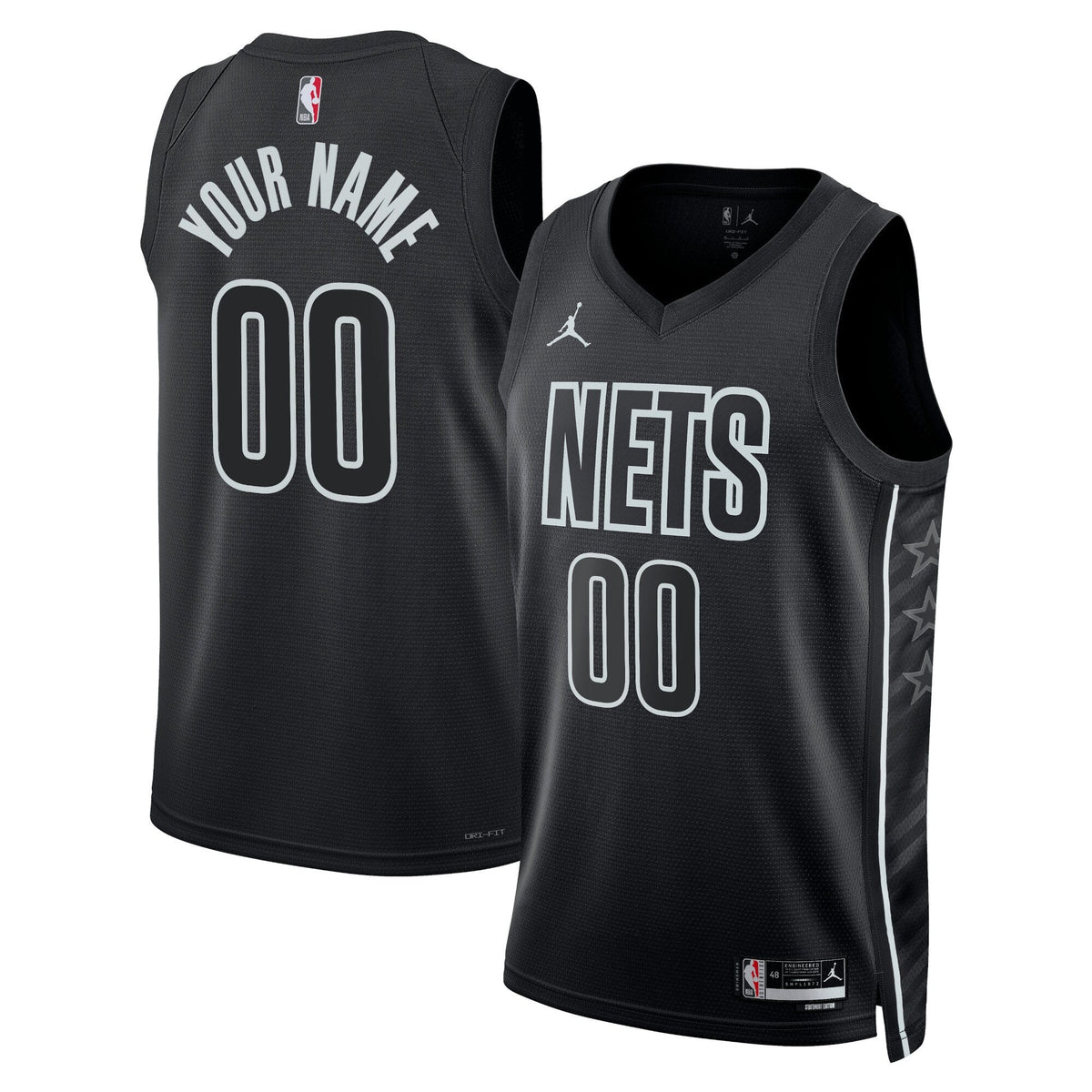 Brooklyn Nets Statement Swingman Jersey - Custom