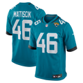 Jacksonville Jaguars Ross Matiscik Teal Game Football Jersey