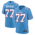 Tennessee Titans Peter Skoronski Light Blue Game Football Jersey