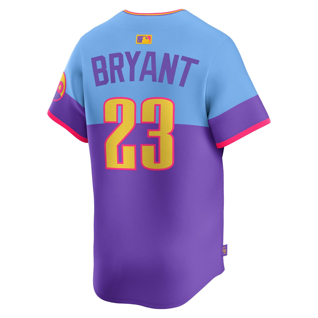 Colorado Rockies Kris Bryant Purple/Light Blue 2025 City Connect Limited Player Baseball Jersey