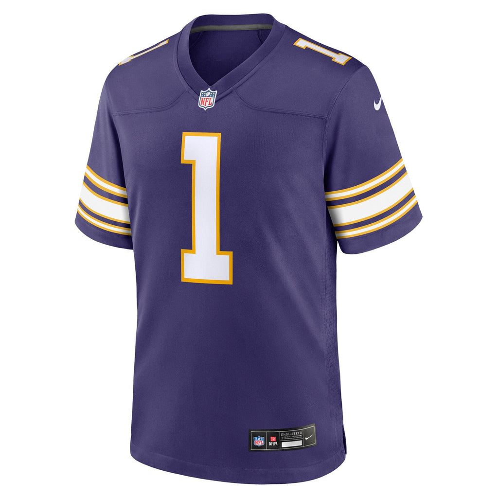 Minnesota Vikings Warren Moon Purple Retired Player Alternate Game Football Jersey