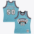 Vancouver Grizzlies Bryant Reeves 1995 Swingman Jersey - Teal