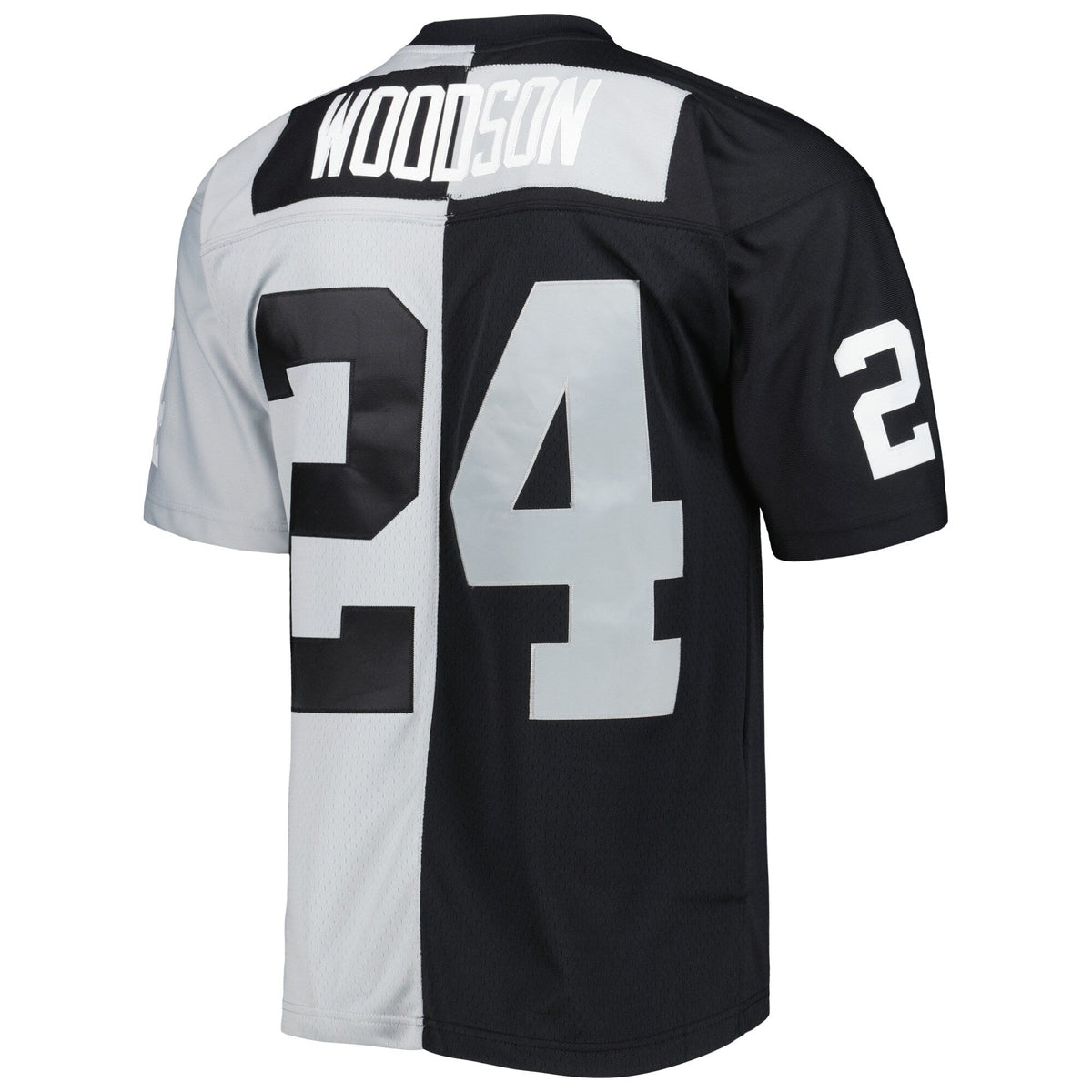 Las Vegas Raiders Charles Woodson Black/Silver 1998 Split Legacy Replica Football Jersey