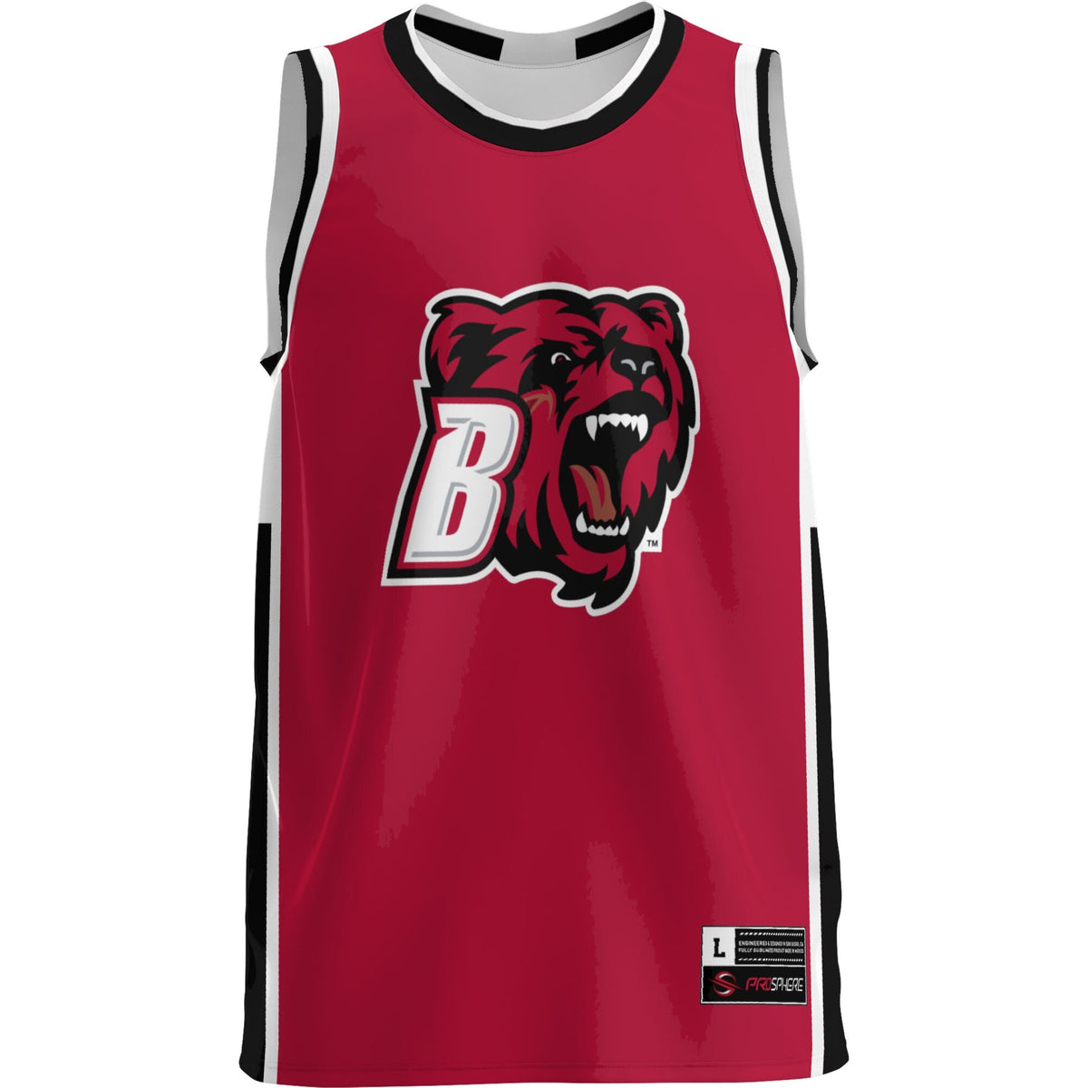 Bridgewater State Bears Lightweight Basketball Jersey - Red