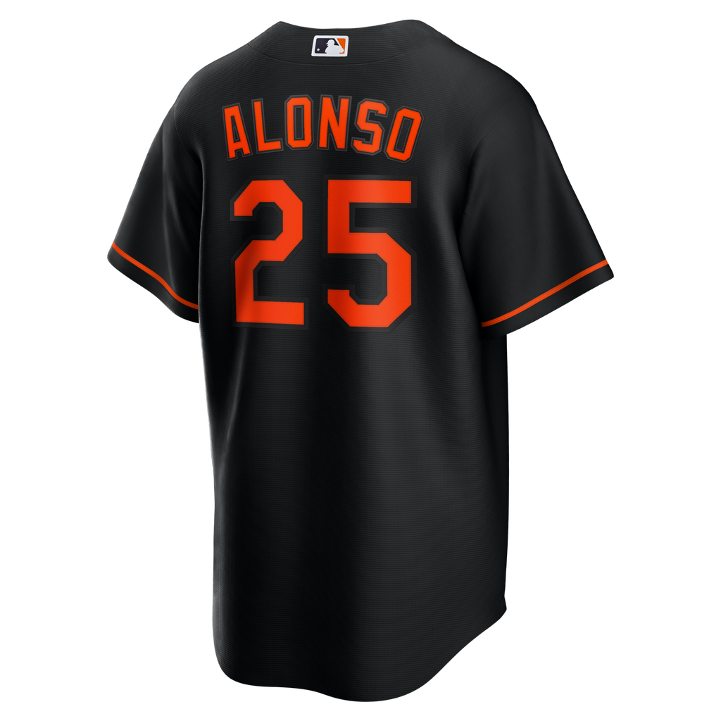 Baltimore Orioles Pete Alonso Black Alternate Replica Baseball Jersey