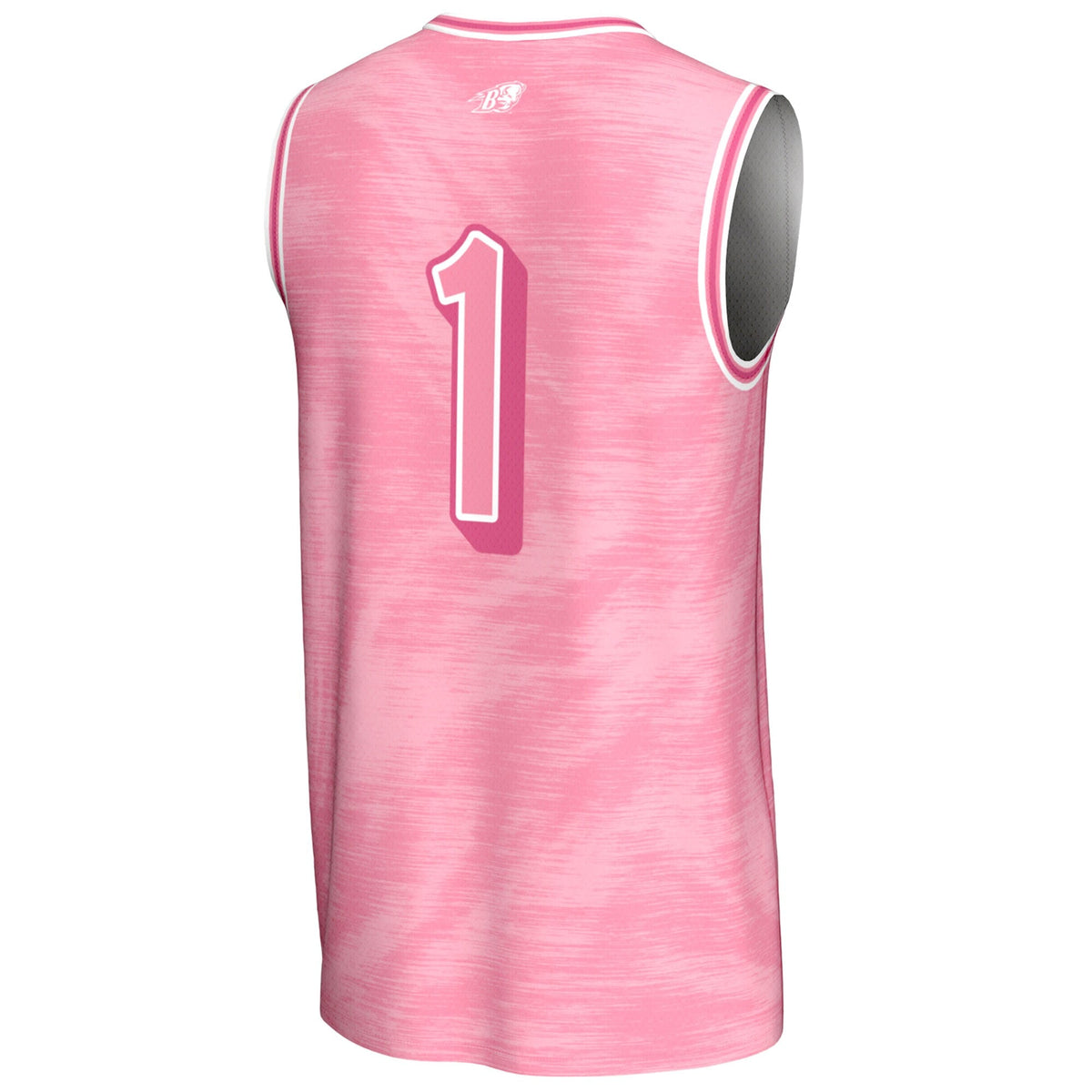 #1 Bucknell Bison Lightweight Basketball Fashion Jersey - Pink