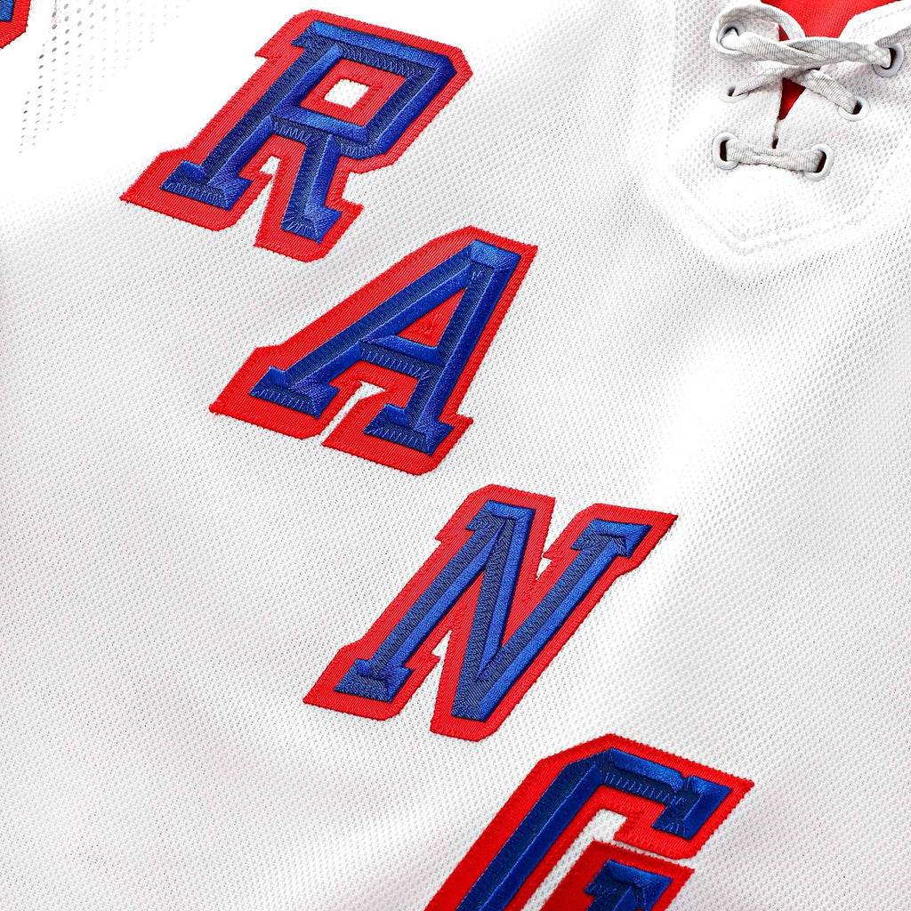 New York Rangers White Away Premium Custom Jersey