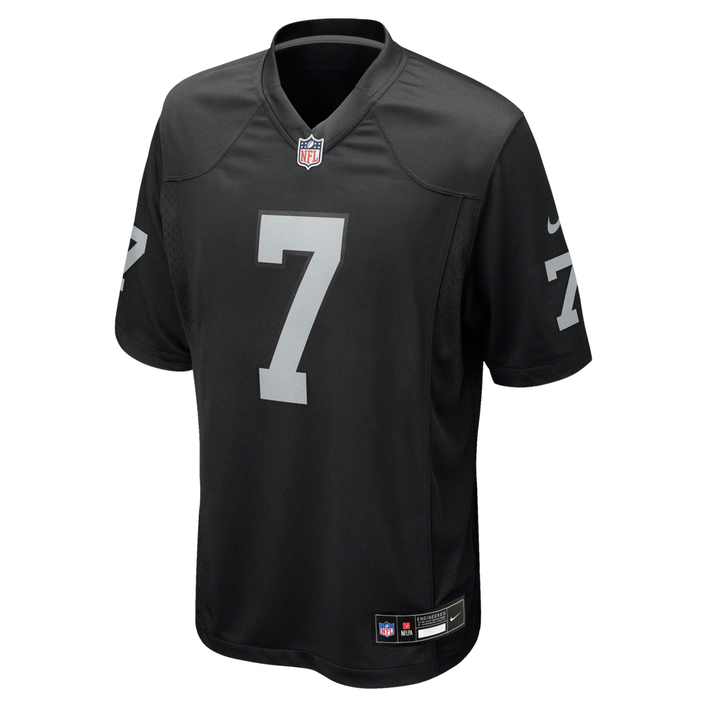 Las Vegas Raiders Quay Walker Black Team Game Football Jersey