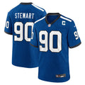 Indianapolis Colts Grover Stewart Blue Alternate Game Football Jersey