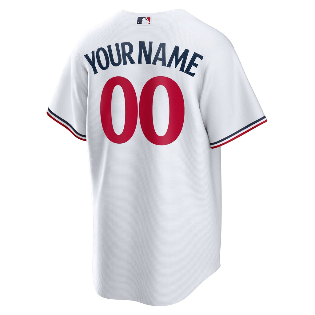 Minnesota Twins White Home Replica Custom Baseball Jersey