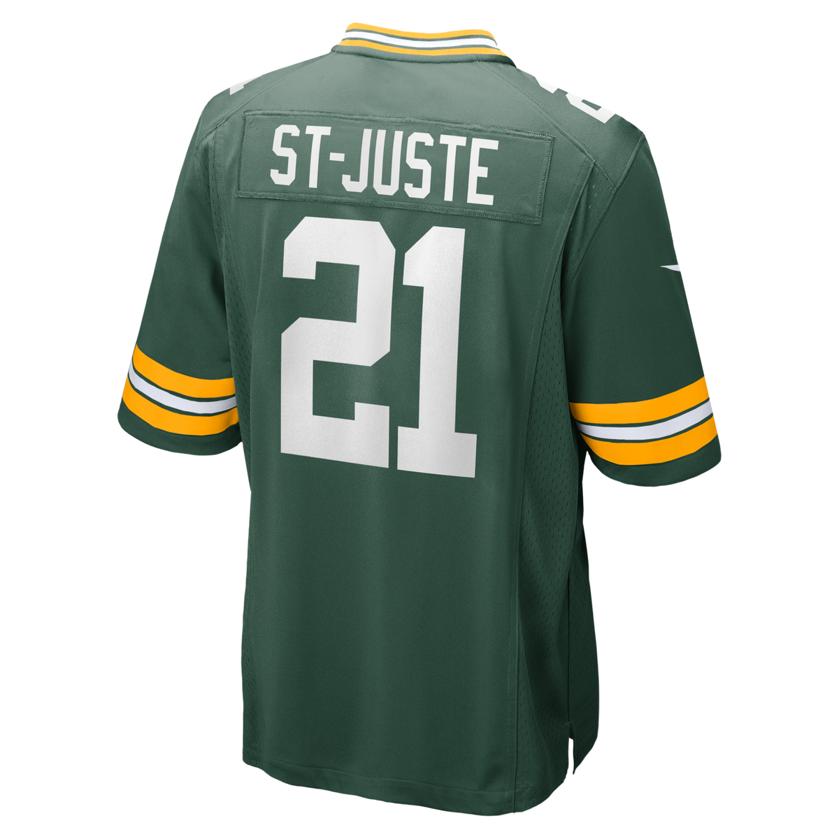 Green Bay Packers Benjamin St-Juste Green Team Game Football Jersey
