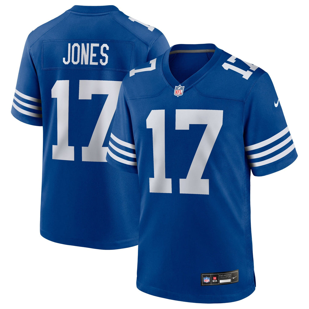 Indianapolis Colts Daniel Jones Royal Alternate Game Football Jersey