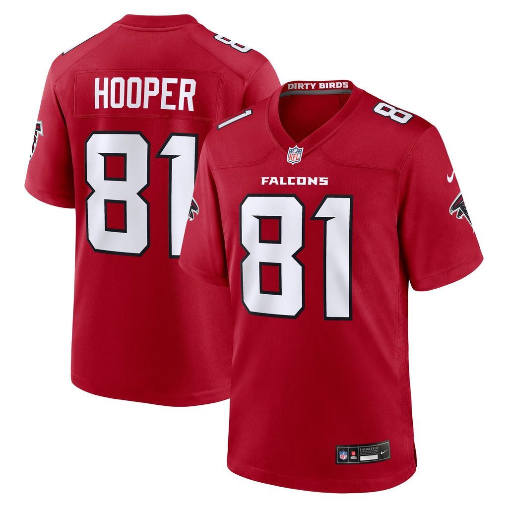 Atlanta Falcons Austin Hooper Red Team Game Football Jersey