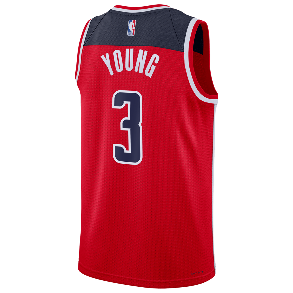 Washington Wizards Icon Edition Swingman Jersey - Red - Trae Young