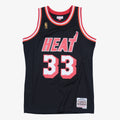Alonzo Mourning Black Miami Heat Hardwood Classics Swingman Jersey