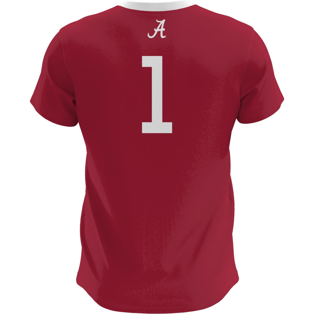 Alabama Crimson Tide Lightweight Soccer Fashion Jersey - Crimson