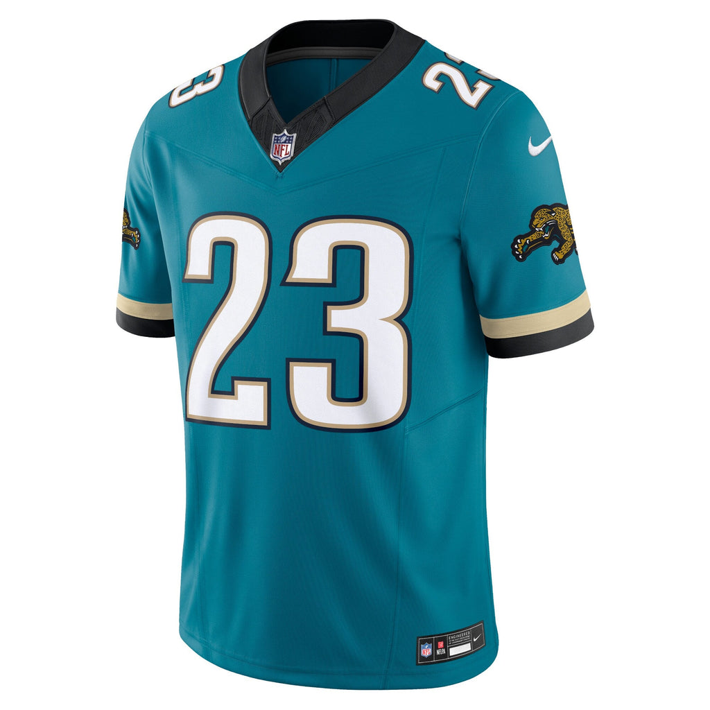 Jacksonville Jaguars Foye Oluokun Teal Prowler Throwback Vapor F.U.S.E. Limited Football Jersey