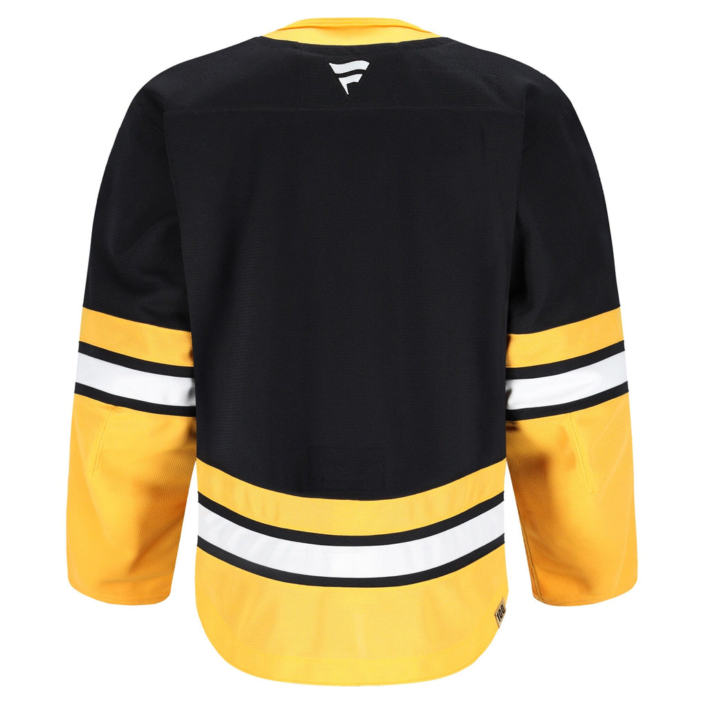 Boston Bruins Black 100th Anniversary Pro Jersey
