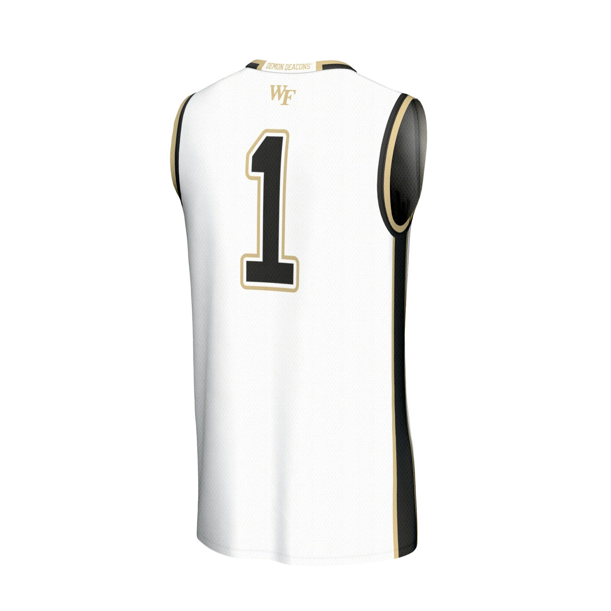 #1 Wake Forest Demon Deacons Lightweight Basketball Fashion Jersey - White