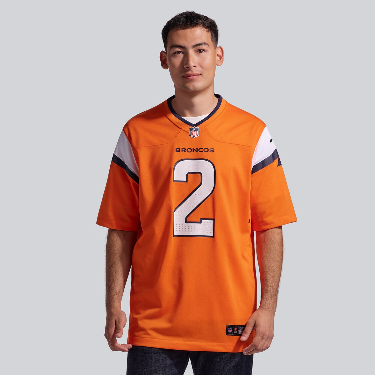 Denver Broncos Patrick Surtain II Orange Team Game Football Jersey
