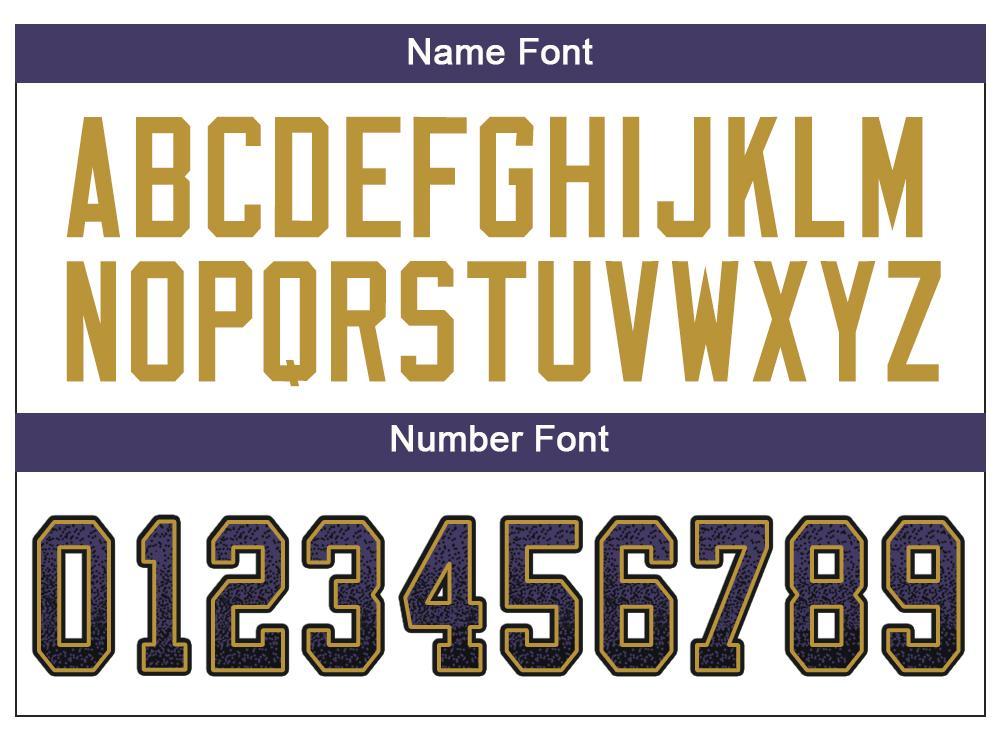 Custom Football Jersey - Purple Black-Old Gold Drift Fashion