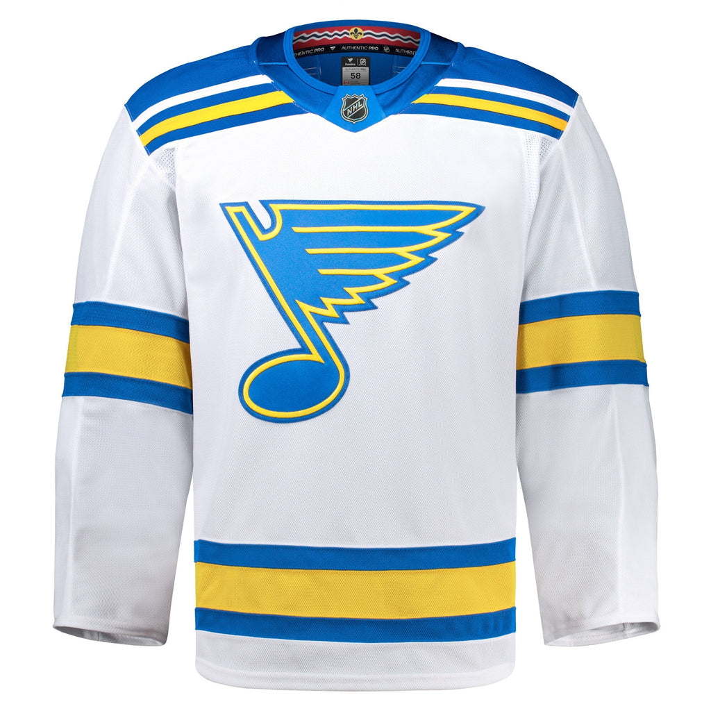 St. Louis Blues White Away Pro Jersey