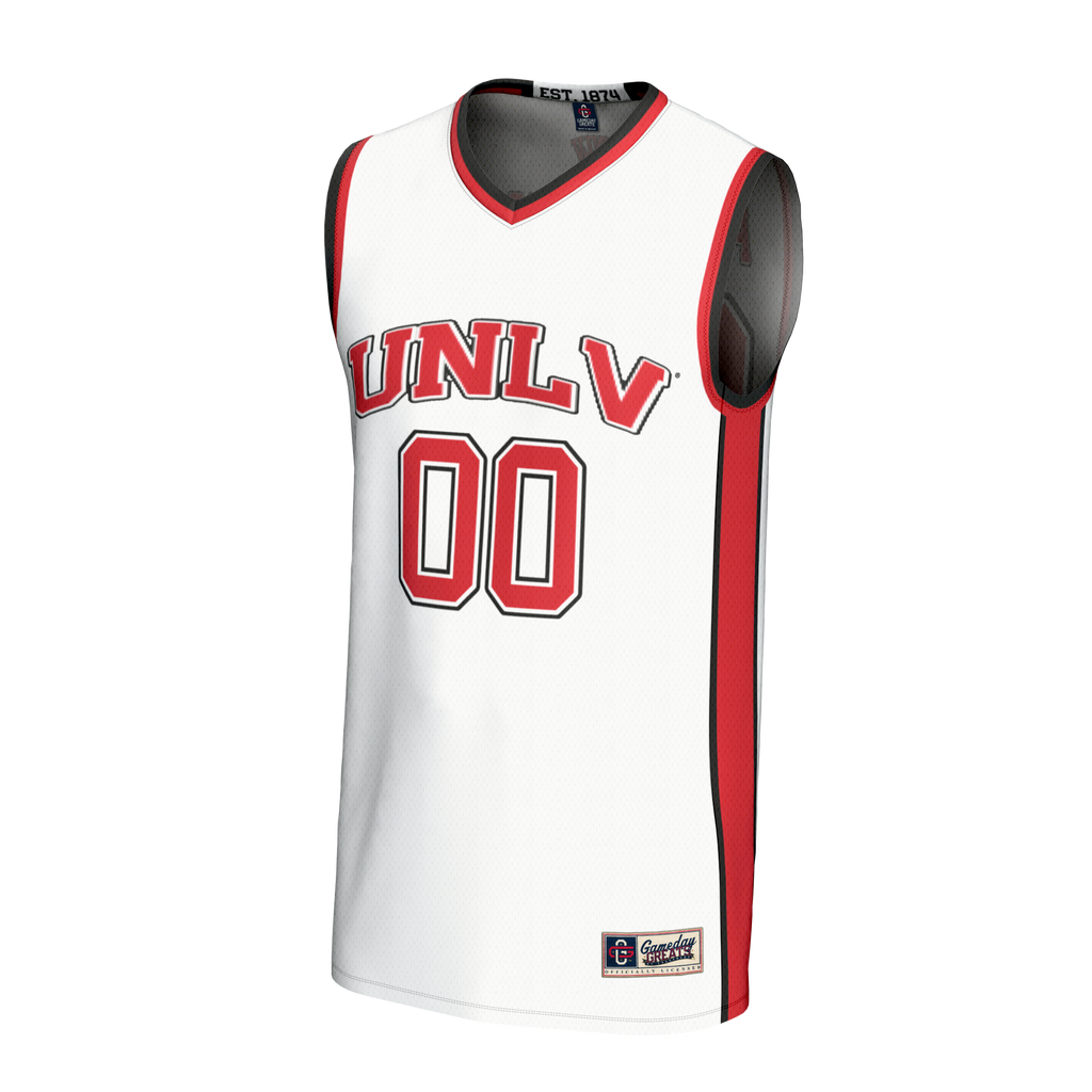UNLV Rebels Basketball NIL Pick-A-Player Lightweight Basketball Fashion Jersey - White