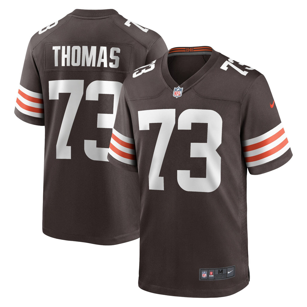 Cleveland Browns Joe Thomas Brown Retired Player Game Football Jersey