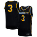 #3 Black Marquette Golden Eagles Replica Basketball Jersey
